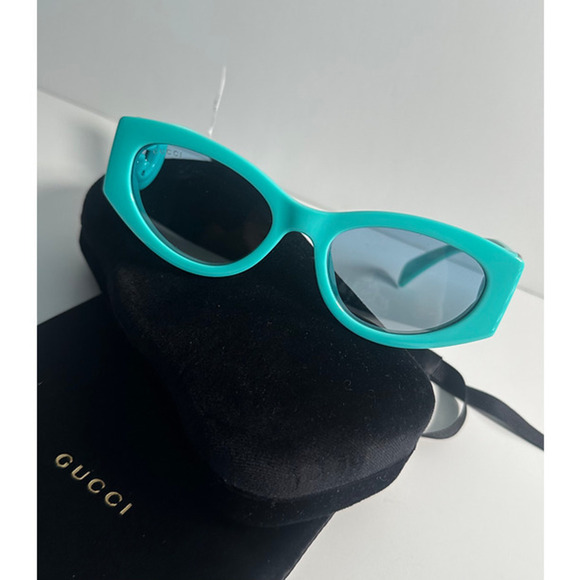 NWT Gucci GG1691S-004-54 Light Blue 54mm Sunglasses main image 5